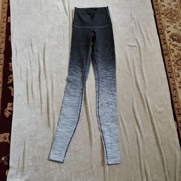 Lululemon Wunder Under High Rise Legging Ombre Black and Grey Size 2 - Picture 1 of 8